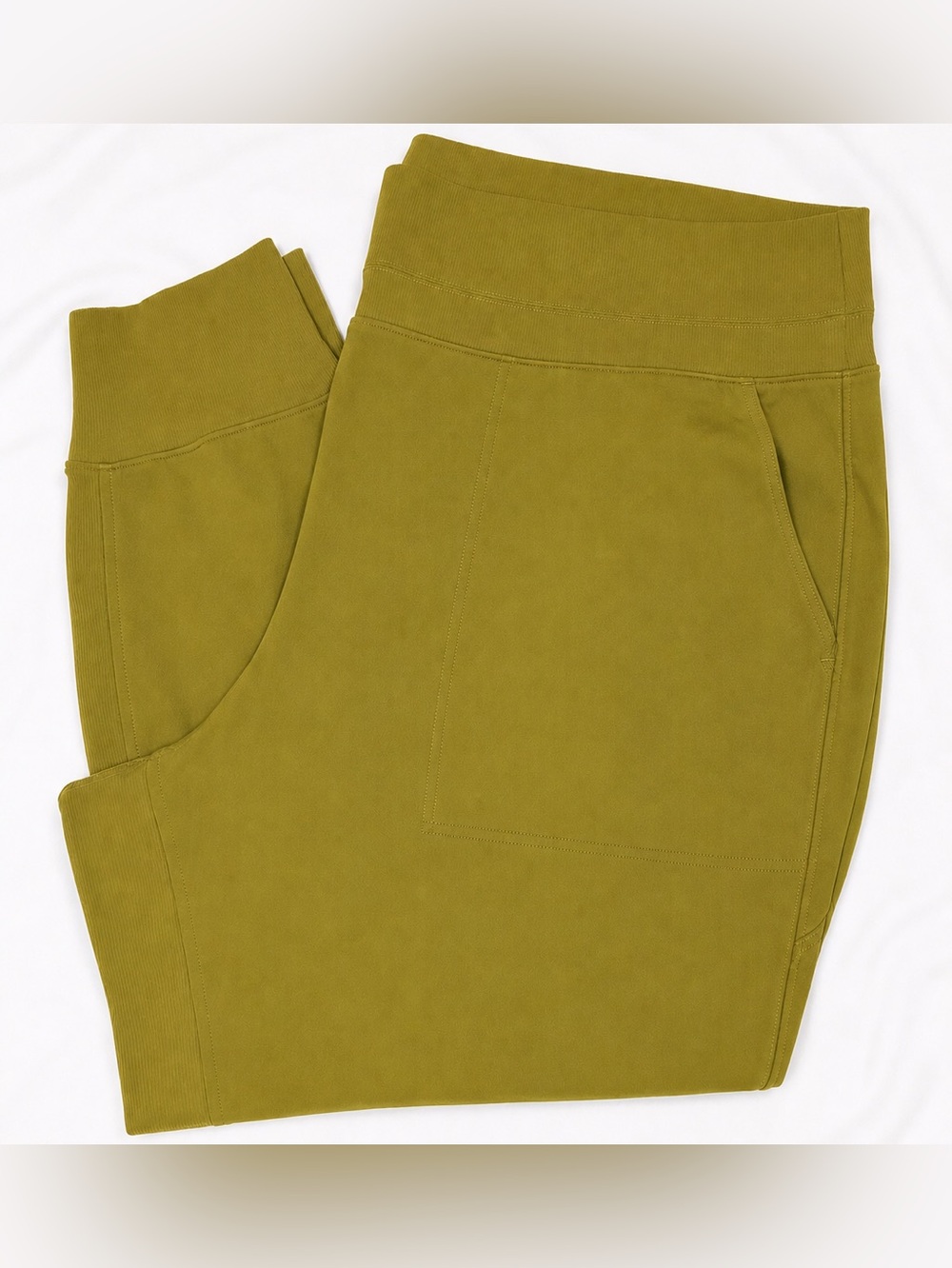 Athleta Venice Joggers Olive Green 3X High Rise Travel Pant Pockets Stretch